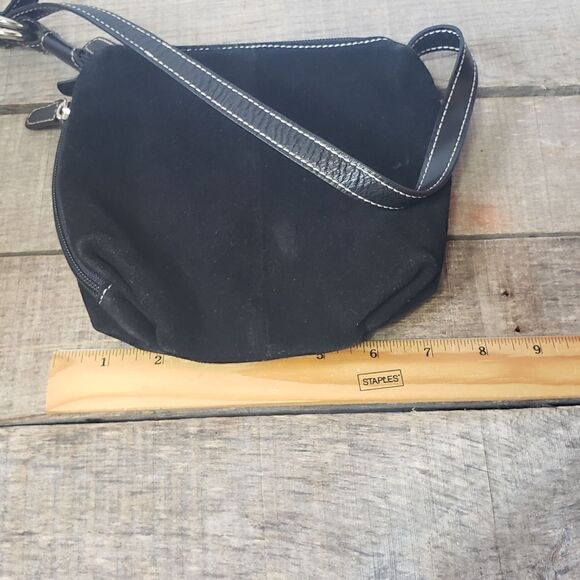 M. LONDON Mini Suede Handbag - Picture 7 of 12